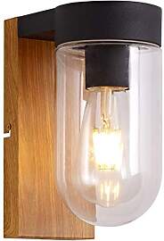 Brilliant Lampe Cabar Außenwandleuchte holz