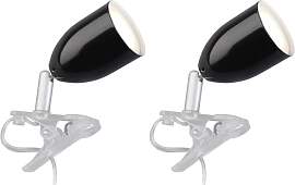 Brilliant Lampe Leo LED Klemmleuchte schwarz | 1x
