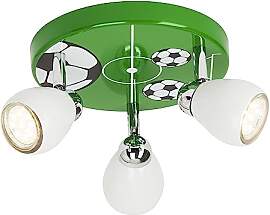 BRILLIANT Lampe Soccer LED Spotrondell 3flg