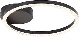 Brilliant moderne LED-Deckenleuchte in schwarz