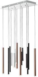 BRILLIANT Pendelleuchte "Cembalo", braun 