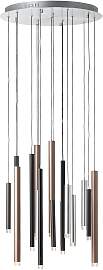 BRILLIANT Pendelleuchte "Cembalo", braun 
