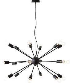 BRILLIANT Pendelleuchte "Dree", schwarz