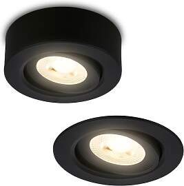 BRILONER - 2 in 1 LED Aufbauspot und