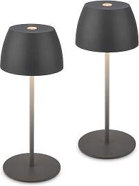 BRILONER - 2er Set Mini LED Tischlampe kabellos