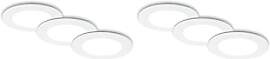BRILONER - 3er Set Bad Einbaustrahler LED mit