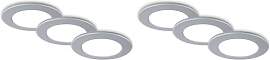 BRILONER - 3er Set Bad Einbaustrahler LED mit