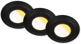 BRILONER - 3er Set LED Bad Einbaustrahler 230V