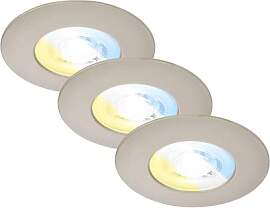 BRILONER – 3er Set LED Einbaustrahler 230V, LED