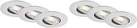 BRILONER - 3er Set LED Einbaustrahler 230V, LED