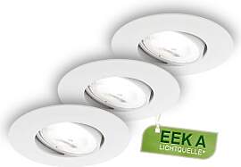 BRILONER - 3er Set LED Einbaustrahler 230V mit EEK 