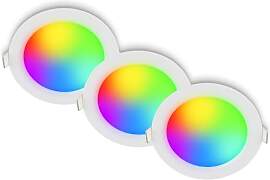 BRILONER - 3er Set LED Einbaustrahler 230V mit