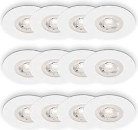 BRILONER - 3x 4er-Set LED Einbaustrahler,