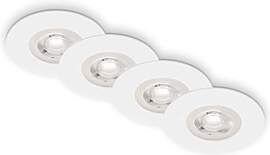 BRILONER - 4er Set Einbauleuchten Decke LED,