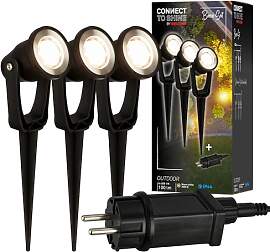 BRILONER - Connect to Shine 12V Gartensystem 3er