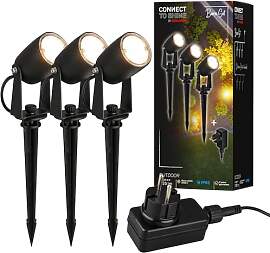 BRILONER - Connect to Shine 12V Gartensystem 3er