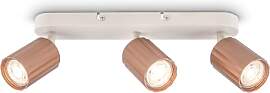 BRILONER - Deckenlampe mit Riffeln, schwenkbar,