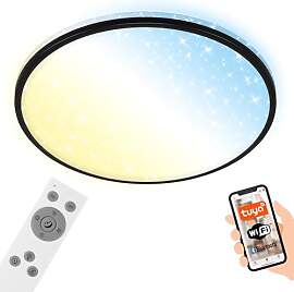 BRILONER - LED Deckenlampe flach Smart Home,