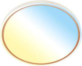 BRILONER - LED Deckenlampe mit Fernbedienung,