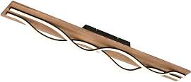 BRILONER - LED Deckenlampe Vintage mit Wellenform, 