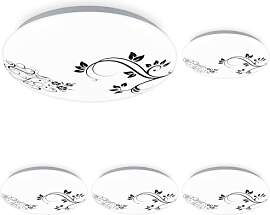 BRILONER – LED Deckenleuchte mit floralem