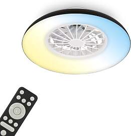 BRILONER - LED Deckenventilator mit Beleuchtung,