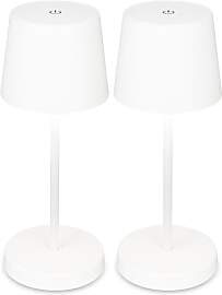 BRILONER - LED Tischlampe Kabellos, Dimmbare