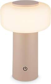 BRILONER - LED Tischlampe kabellos IP44 mit Touch, 