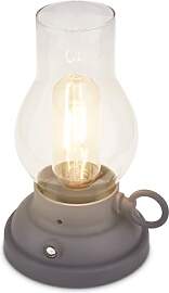 BRILONER - LED Tischlampe kabellos IP44 mit Touch, 