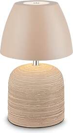 BRILONER - LED Tischlampe kabellos IP44 mit Touch, 