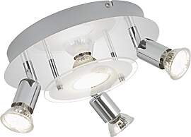 Briloner Leuchten 3498-048 A+, LED Deckenleuchte,