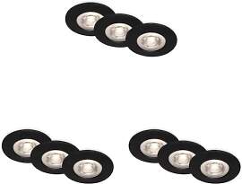 BRILONER Leuchten - 3er Set LED Einbauleuchten