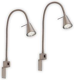 BRILONER LEUCHTEN Bettleuchte "TUSO 2er Set