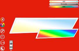 BRILONER LEUCHTEN LED Panel "Colour",