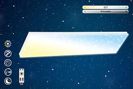 BRILONER LEUCHTEN LED Panel "FRAMELESS", 