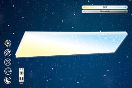 BRILONER LEUCHTEN LED Panel "FRAMELESS", 