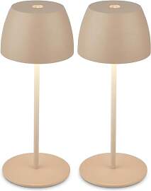 BRILONER - Mini LED Tischlampe kabellos IP44 mit