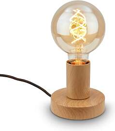 BRILONER - Mini Tischlampe mit Kabelschalter,