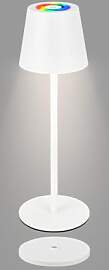 BRILONER - RGBW LED Tischlampe kabellos IP44 mit