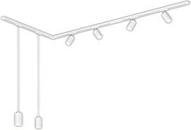 BRILONER - Schienensystem Rail Komplettset, 4x