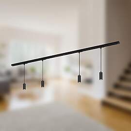 BRILONER - Schienensystem Rail Komplettset, 4x LED 