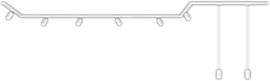 BRILONER - Schienensystem Rail Komplettset, 6x