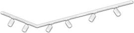 BRILONER - Schienensystem Rail Komplettset, 6x