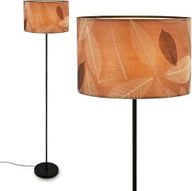 BRILONER - Stehlampe mit Blätterdekor, Ein/Aus