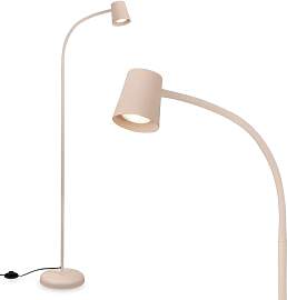 BRILONER - Stehlampe mit Fußtaster, schwenkbar,