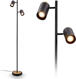 BRILONER - Stehlampe mit Kabelschalter,