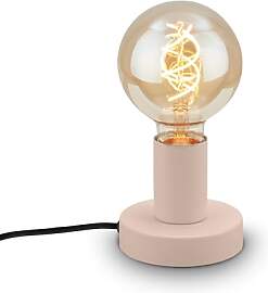 BRILONER - Tischlampe mit Kabelschalter,