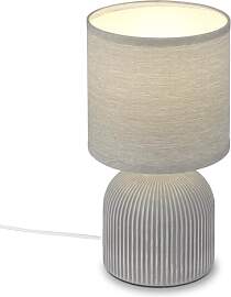 BRILONER - Tischlampe mit Stoffschirm,