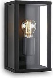 BRILONER - Wandlampe mit Glasscheibe, IP44, E27