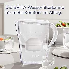 BRITA Wasserfilter-Kanne Marella weiß (2,4l)